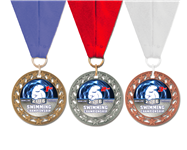Custom Team Medals with Neck Ribbon