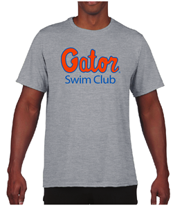 Gator Swim Club Grey Performance T-Shirt