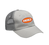 HOKI Grey Trucker Hat w/Embroidered Patch