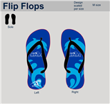 Kingsley Dolphins Custom Flip Flops