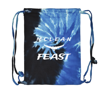 McLean Feast Tie Dye Drawstring Sport Bag w/Logo
