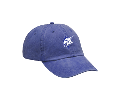 McLean Marlins Pigment Dyed Baseball Cap w/Logo