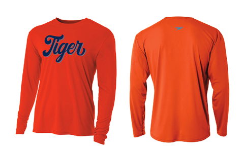 Memphis Tiger Dri-Fit Orange LS Shirt