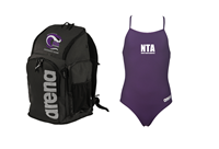 NTA Team Backpack and Thin Strap Suit w/Logo Bundle