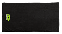 SCAT Black Beach Towel w/Logo