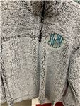 SWIM Monogrammed Sherpa Quarter Zip Pullover