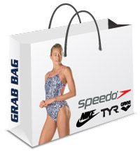 Speedo, Nike, Tyr, Arena, Adidas, or Dolfin Women's Grab Bag