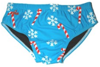 Snowflake Candy Cane Brief