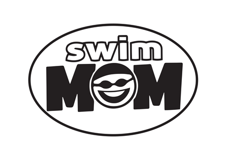 Swim Mom Oval Magnet