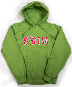 Embroidered "SWIM" Hoodie