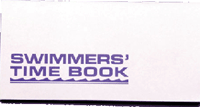 Swimmers Time Log Book