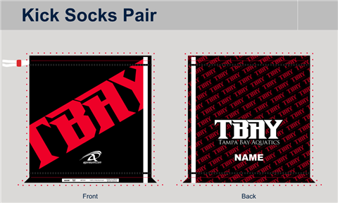 TBAY Custom Kick Socks Pair