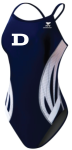 Dacula Dolphins Girls Thin Strap Team Suit + LOGO