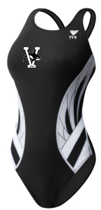 Vicksburg Swim Association - Female Thick Strap Suit w/logo