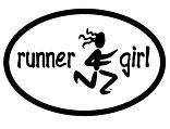 Runner Girl Magnet