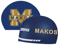 1x Makos arena 3D Racing Navy Cap - LTD Gold Foil Logo