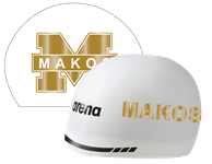 1x Makos arena 3D Racing White Cap - LTD Gold Foil Logo