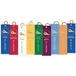 50x Stock Swimming Ribbons - 2" x 8"