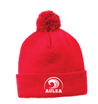 Aulea Swim Club Solid Pom Beanie w/Logo