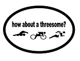 How About A Threesome? Decal