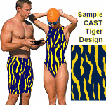 CAST Team Suit -- Male Jammer -- Agon Tiger Stripe