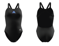 CAT5 Aquatics Female EnduranceX Leaderback Suit w/Logo