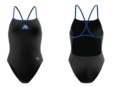 CAT5 Aquatics Female EnduranceX Turnback Suit w/Logo