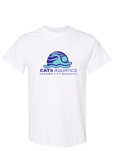 CAT5 Aquatics White Team T-Shirt