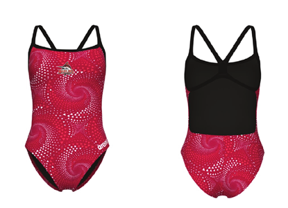 CCA Marlins Printed Challenge Back Suit w/Logo - 2025