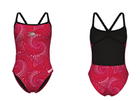 CCA Marlins Printed Challenge Back Suit w/Logo - 2025