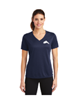 CCCD Ladies RacerMesh V-Neck Tee w/Logo