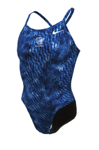 Calhoun Blue Barracudas Female Racerback Suit w/Logo