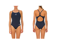 Carrollton Bluefins Female Light Drop Back Suit w/Logo