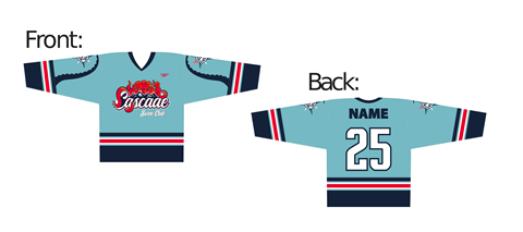 Cascade Swim Club Custom Team Hockey Jersey