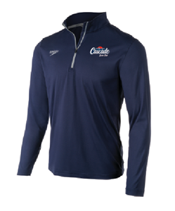 Cascade Swim Club Solid Quarter Zip w/Logo