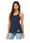 Countryside Country Club Ladies Flowy Racerback Tank w/Hip Logo