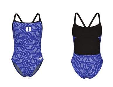 Duke Diving Female Challenge Back Suit w/Logo - 2024-2025