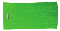 Flippers Green Custom Beach Towel w/Logo