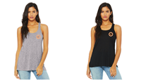 H2Okie Aquatics Ladies Flowy Racerback Tank w/Logo