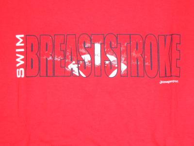 Red Breaststroke T-Shirt
