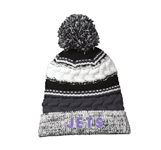 JETS Aquatic Club Large Pom Beanie w/Logo