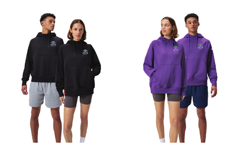 JETS Aquatic Club Unisex Fleece Hoodie w/Logo