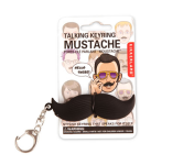 Talking Mustache Keychain