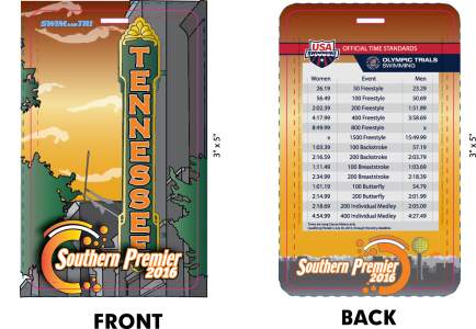 Low Minimum Custom Bag Tags (3" x 5")