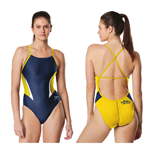 Makos Female Crossback Suit w/Logo - 2024