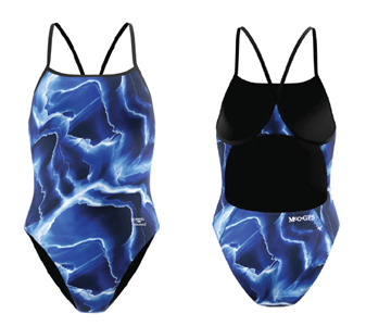 McCallie/GPS Aquatics Printed Turnback Suit w/Logo