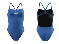 McCallie/GPS Aquatics Solid Female V Back 2.0 Suit w/Logo