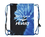McLean Feast Tie Dye Drawstring Sport Bag w/Logo