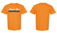 Memphis Tiger Swimming Orange Shirt - Comfort Colors Shirt