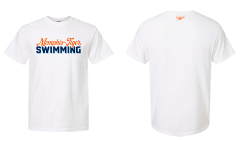 Memphis Tiger Swimming White Shirt - Comfort Colors